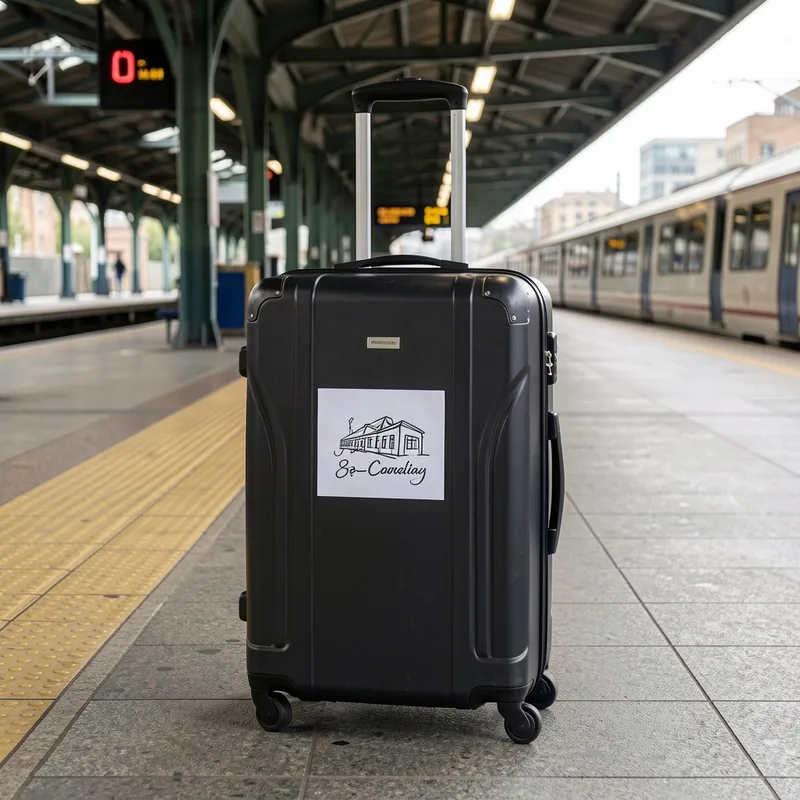 Étiquette bagage : identifier sa valise en avion et train