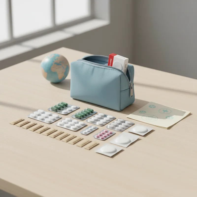 La trousse à pharmacie idéale pour voyager sereinement